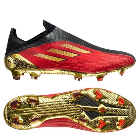 adidas x speedflow + fg showdown - rood/goud/zwart|adidas speedflow fg boots.